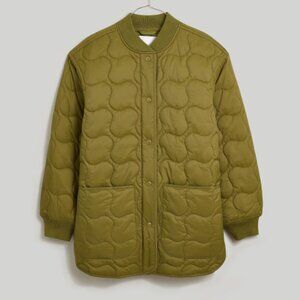 Madewell Oversized Quilted Bomber Jacker